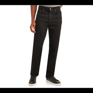 George regular, men black jeans.
